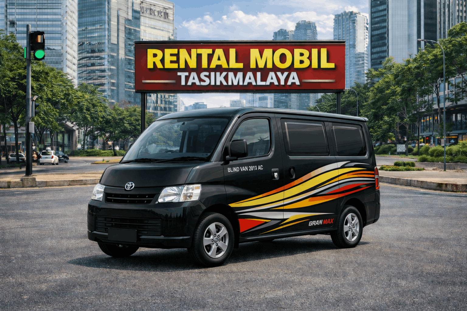 Daihatsu Gran Max Blind Van 2012 AC - Rental Mobil Tasikmalaya