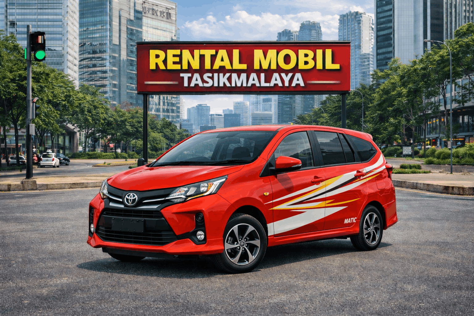 Toyota Calya Facelift Matic 2021 - Rental Mobil Tasikmalaya