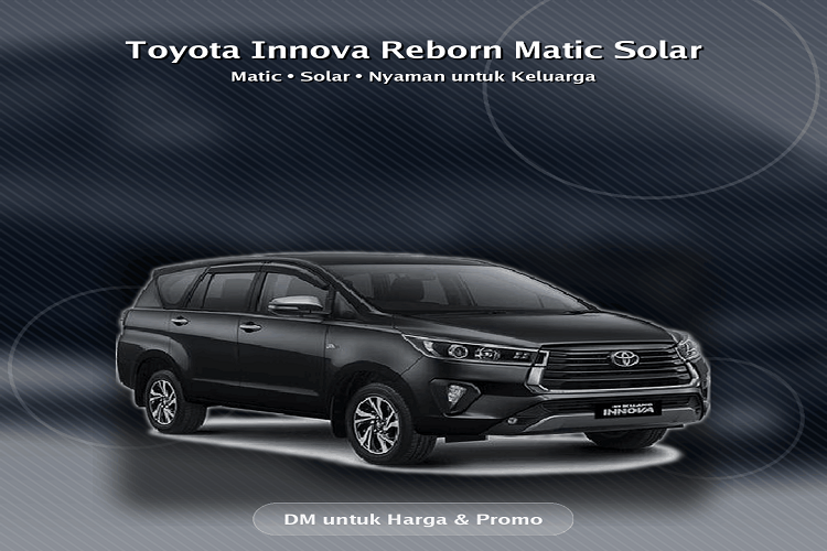 Toyota Innova Reborn Matic Solar - Rental Mobil Tasikmalaya